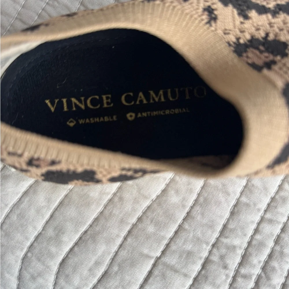 Vince Camuto Women's Leopard Print Slip-On Sneakers - Picture 4 of 6
